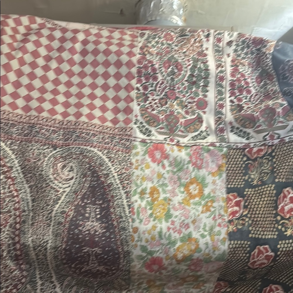 Patchwork Bomber Jacket - image 2